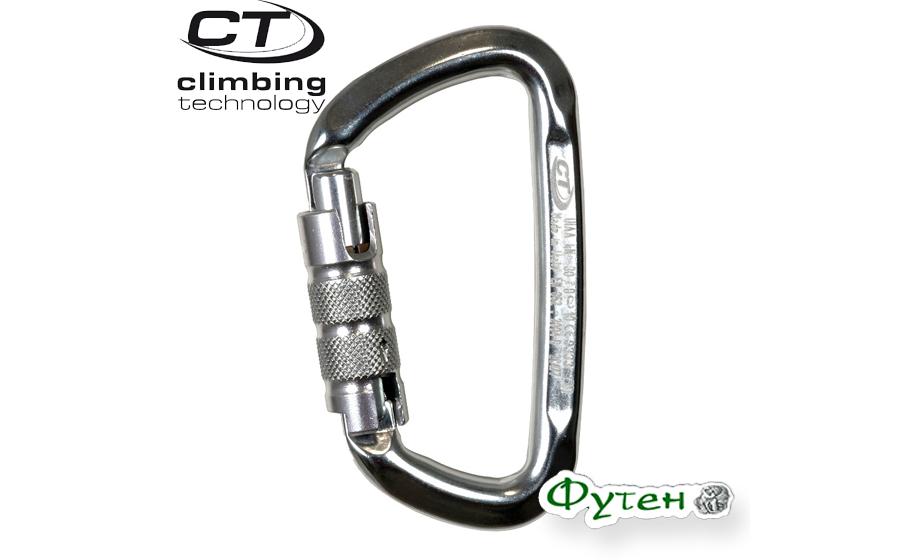 Карабин Climbing Technology D-SHAPE TG trilock gate 