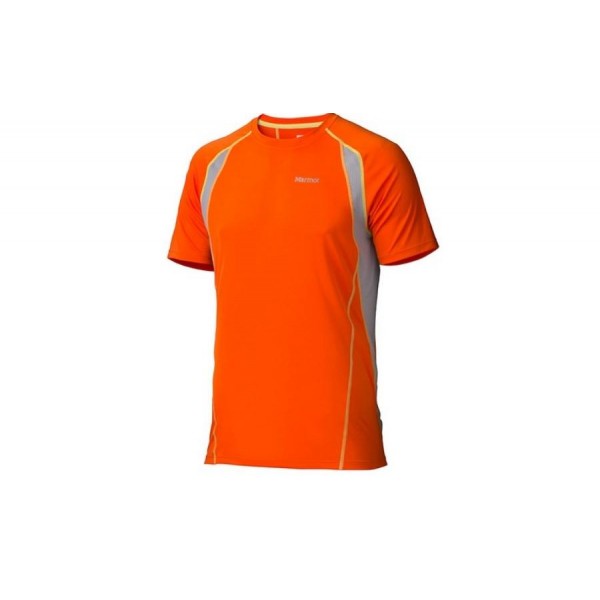 Мужская футболка Marmot INTERVAL SS sunset orange - S