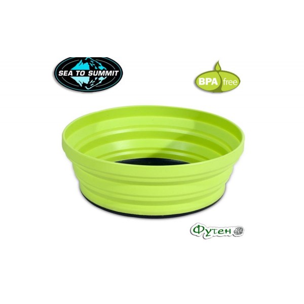 Миска складная туристическая Sea to Summit XL-BOWL lime 1150 мл