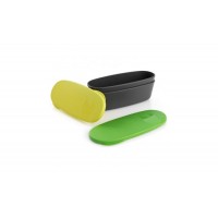 Набор посуды контейнеров Light my fire SNAPBOX OVAL 2-pack lime/green