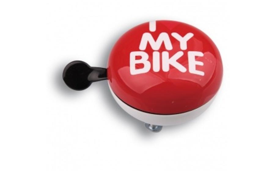 Велозвонок Green Cycle I love my bike 