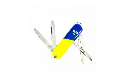 Нож Ego tools брелок сине-жёлтый