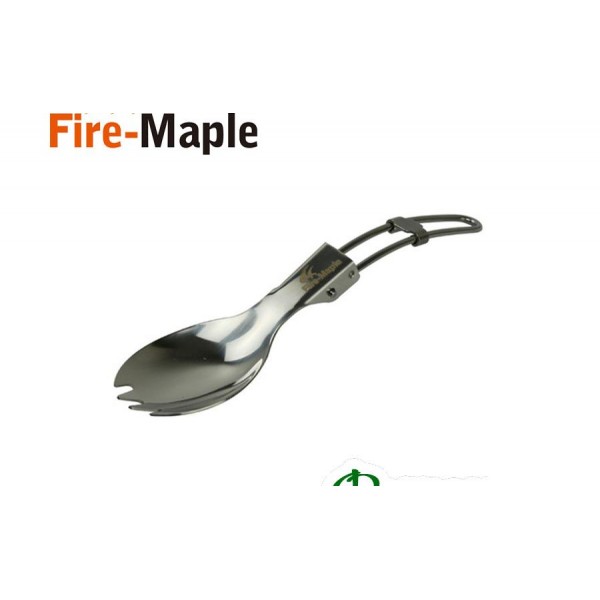 Ложка-вилка походная Fire Maple складная н/с