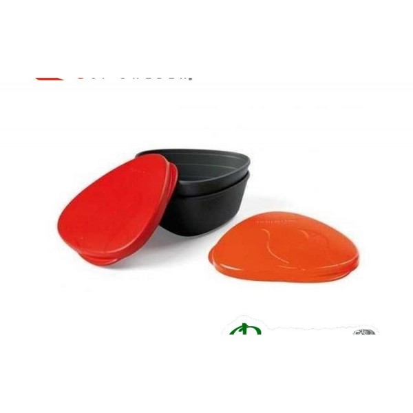 Набір контейнерів Light my fire SNAPBOX 2-pack red/orange