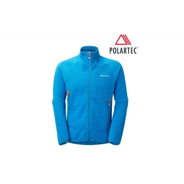 Мужской флис Montane Polarteс VOLT JKT electric blue