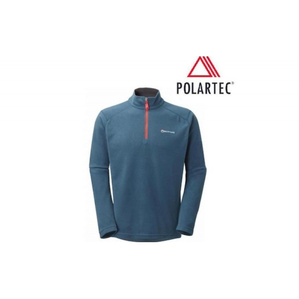 Пуловер чоловічий Montane Polartec Micro CHUKCHI SHIRT moroccan blue