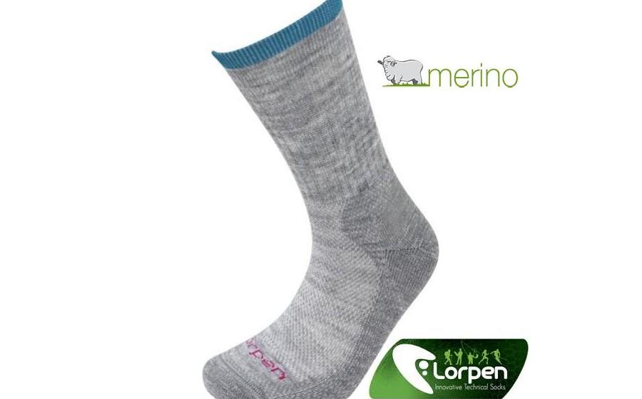 Треккинговые носки женские Lorpen Women's LIGHT HIKER light grey