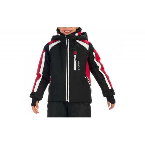 Дитяча лижна куртка Hyra BARDONECCHIA black-red