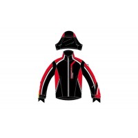 Дитяча лижна куртка Hyra BARDONECCHIA black-red