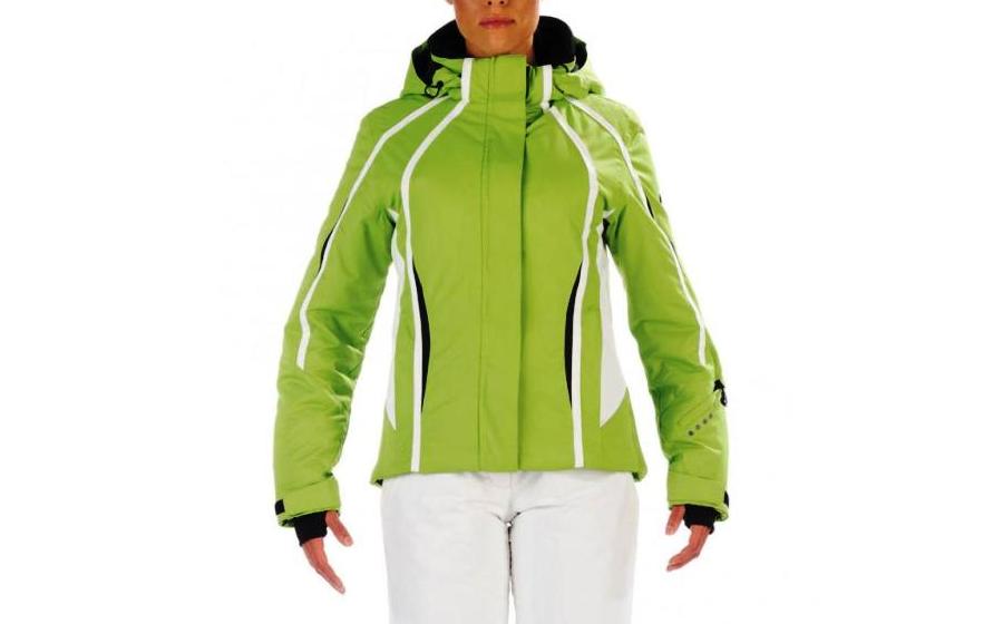 Женская куртка Hyra PREDAZZO lime-white 