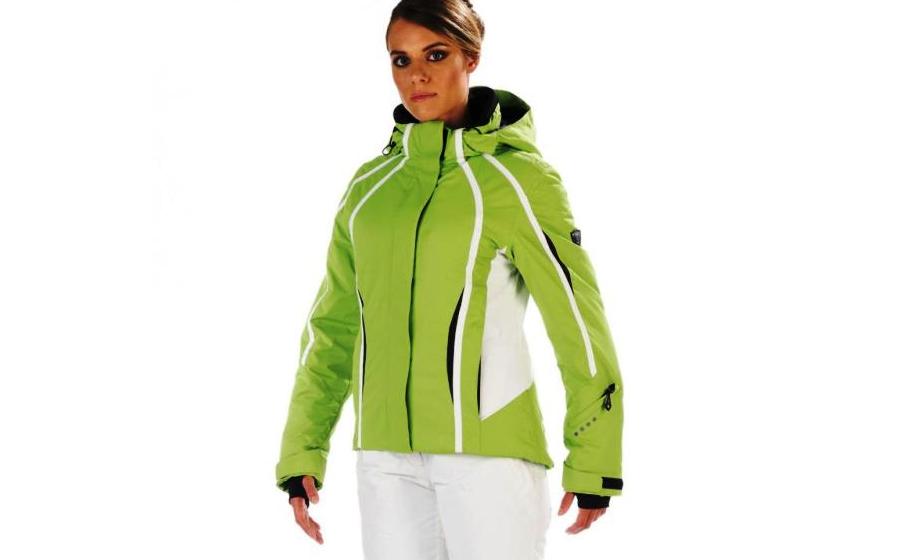лыжная куртка Hyra PREDAZZO lime-white 