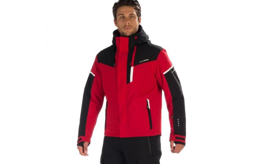Куртка лыжная мужская Hyra STRASS red-black
