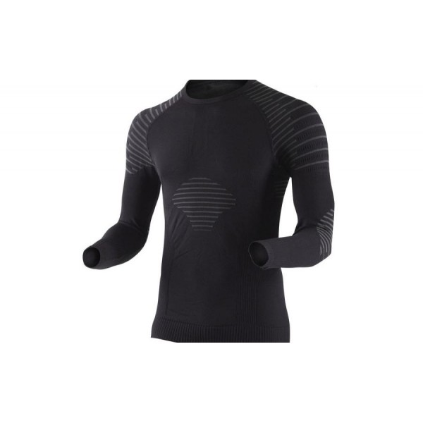 Термобельё мужское блуза X-BIONIC Invent Man Shirt LS black/anthracite