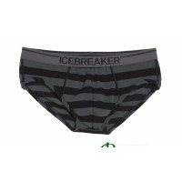 Термобелье мужское шорты Icebreaker ANATOMICA BRIEFS STRIPE MEN monsoon/white