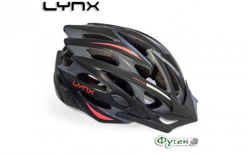 Велошлем Lynx LES GETS matt black/red