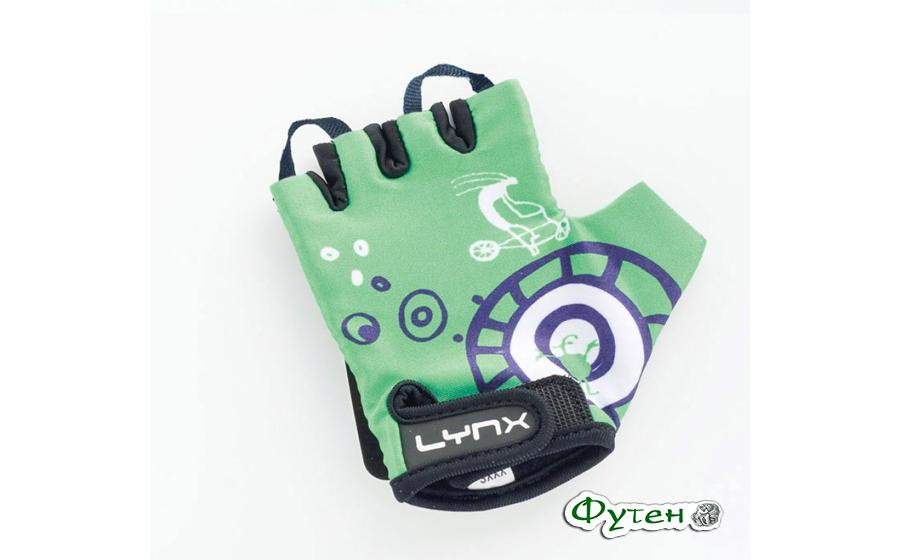 Велосипедные перчатки детские Lynx KIDS green
