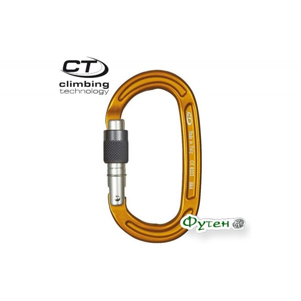 Карабин Climbing Technology PILLAR EVO SG screw gate yellow