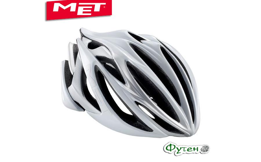 Шлем велосипедный Met STRADIVARIUS white/silver