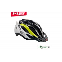 Шлем велосипедный Met CROSSOVER lime green/silver/black