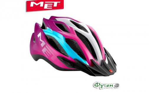 Шлем велосипедный Met CROSSOVER pink/cyan