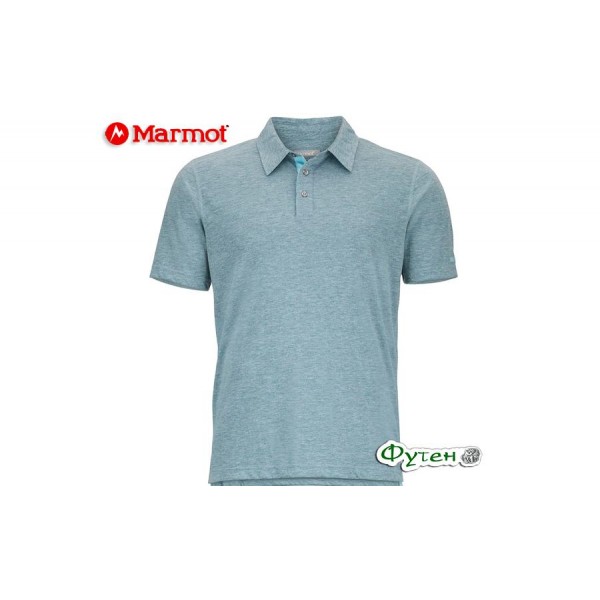 Футболка мужская Marmot WALLACE POLO SS blue granite