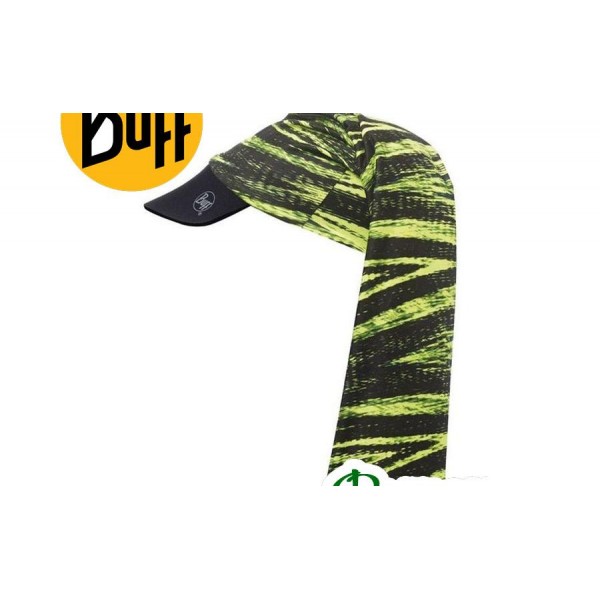 Повязка бафф кепка Buff VISOR FRACT YELLOW FLUOR