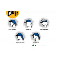 Повязка бафф кепка Buff VISOR FRACT YELLOW FLUOR