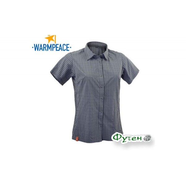 Женская рубашка Warmpeace SUN LADY SHIRT anthracite/grey