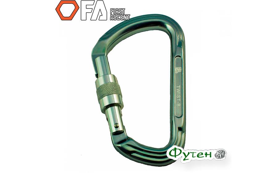 Карабін First Ascent FA Twist B gray