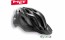 Шлем велосипедный Met CROSSOVER matt black (reflective stickers)