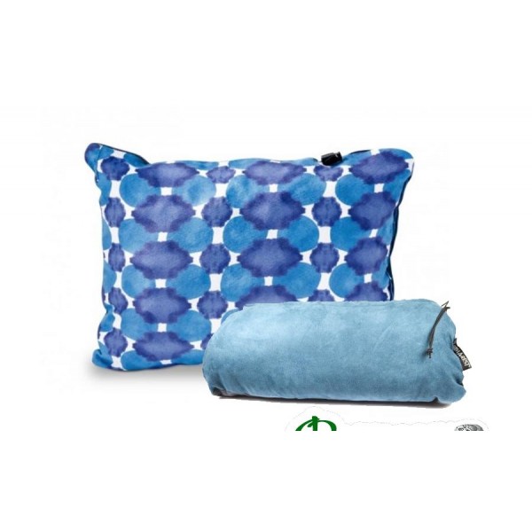 Подушка Therm-A-Rest COMPRESSIBLE PILLOW Large - Indigo Dot