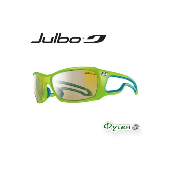 Очки фотохромные Julbo PIPELINE Zebra lime green/blue