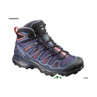 Ботинки женские туристические Salomon X ULTRA MID 2 GTX W nightshade/bl