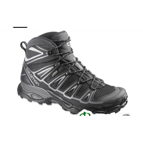 Ботинки мужские Salomon X ULTRA MID 2 GTX black/black/alu