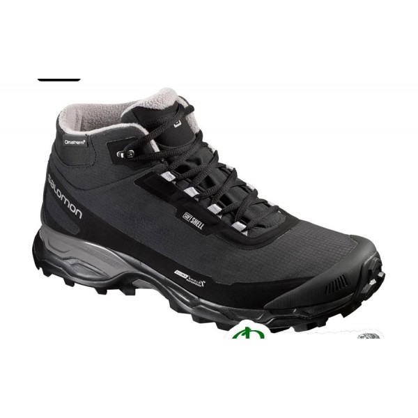 Ботинки мужские Salomon SHELTER SPIKES CS WP black/black/ptr