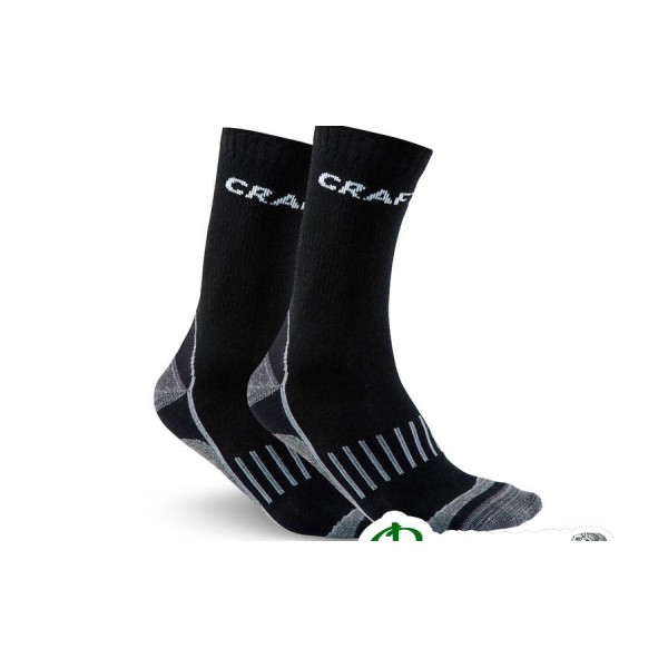 Термоноски 2 пары unisex Craft WARM TRAINING 2-Pack SOCK black