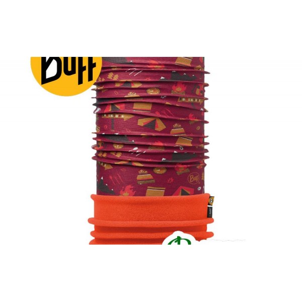 Повязка бафф детский Buff JUNIOR POLAR ADVENTURE GRANA/ORANGE