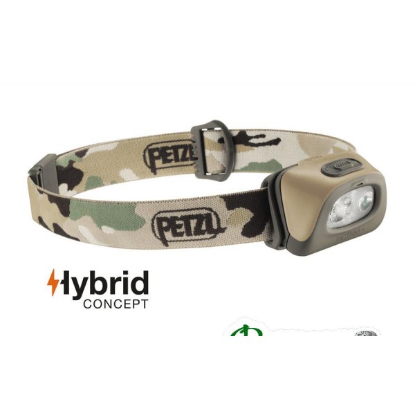 Фонарь налобный Petzl TACTIKKA + camo