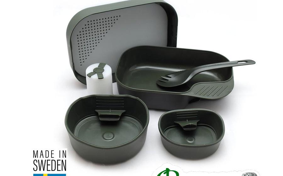 Набір посуду Wildo CAMP-A-BOX COMPLETE olive green
