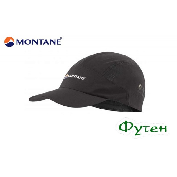 Кепка летняя Montane CODA CAP black ONE SIZE