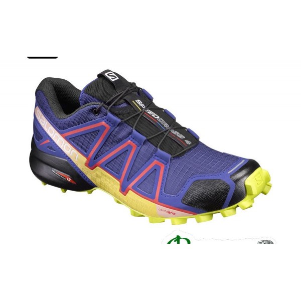 Кроссовки беговые женские Salomon SPEEDCROSS 4 W bl/sulphur