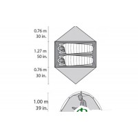 Палатка туристическая MSR HUBBA HUBBA NX TENT grey