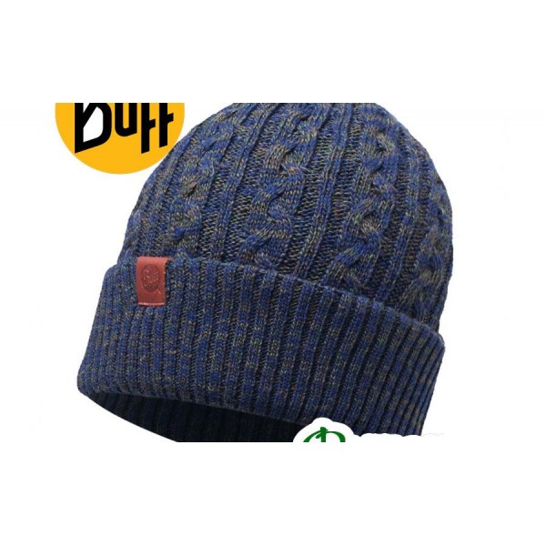 Шапка Buff KNITTED HAT BRAIDY moss