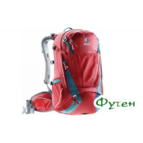 Рюкзак велосипедный Deuter TRANS ALPINE 30 cranberry-arctic 