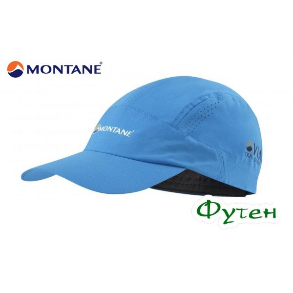 Кепка летняя Montane CODA CAP cerulean blue ONE SIZE