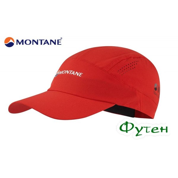 Кепка легкая Montane CODA CAP flag red ONE SIZE