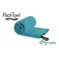 Полотенце походное быстросохнущее PackTowl LUXE Hand 42х92 см aquamarine - L