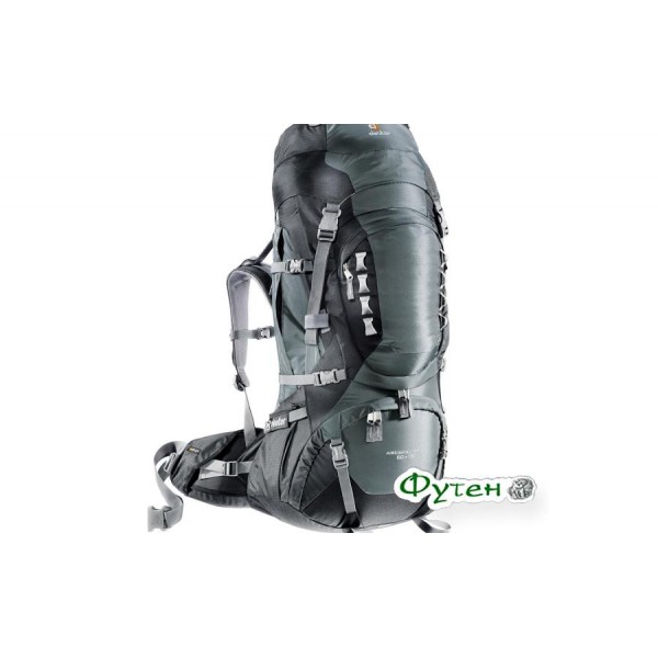 Туристический рюкзак Deuter AIRCONTACT PRO 60+15 granite-black