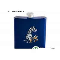 Фляга подарочная Laken Kukuxumusu HIP FLASK 180ml. stripe