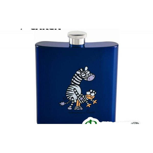 Фляга подарочная Laken Kukuxumusu HIP FLASK 180ml. stripe